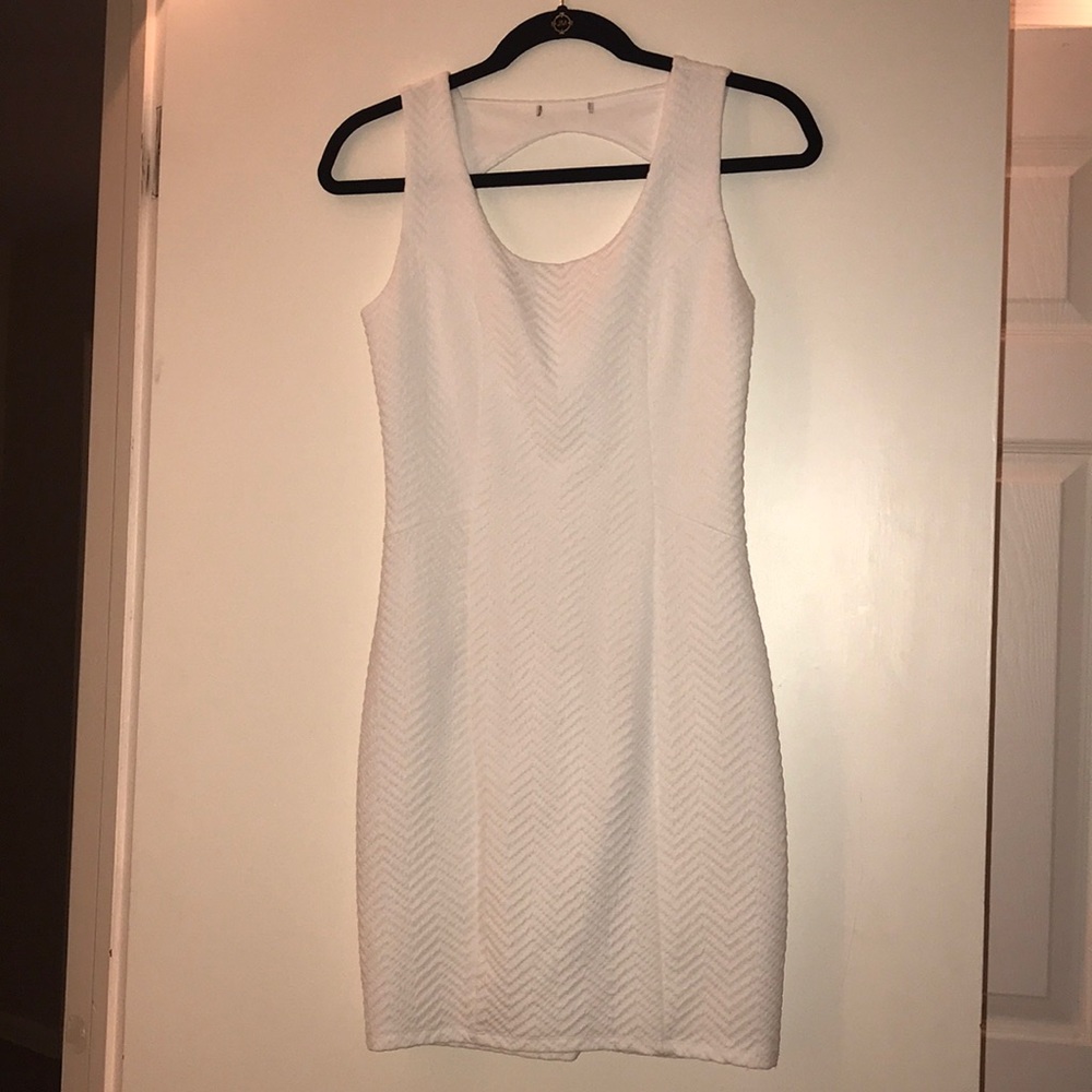 Zara White Fitted Dress